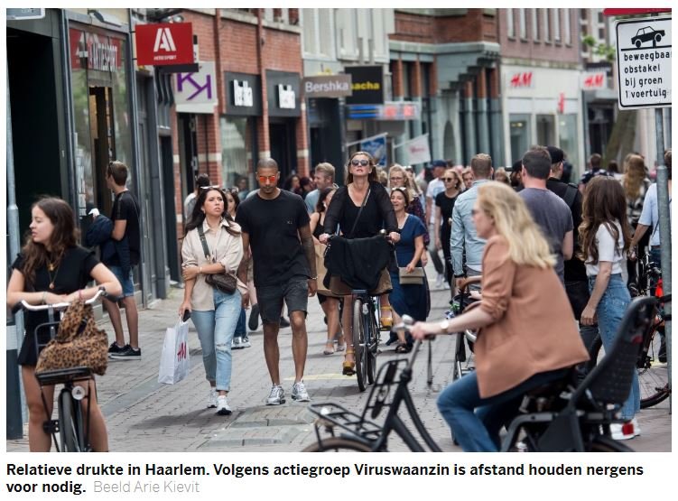 Volkskrant über #Viruswaanzin relativiert