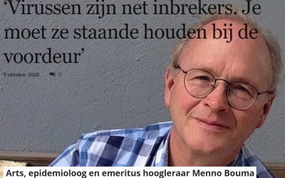 Interview with physician epidemiologist Menno Bouma