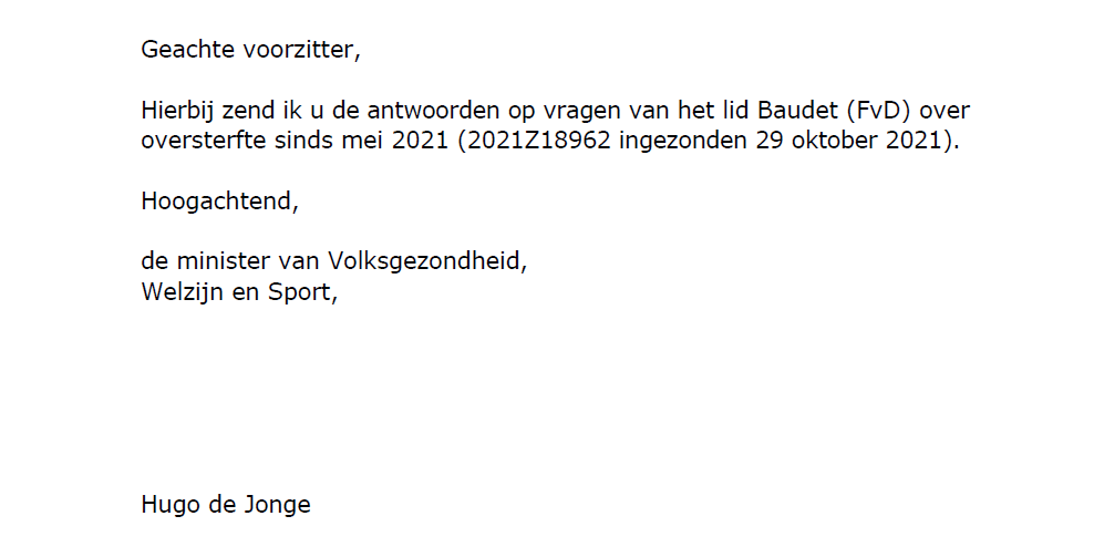 Hugo’s blinde vlek: oversterfte