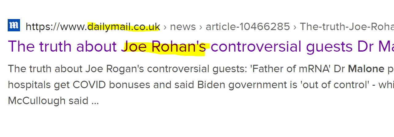 Robert Malone entlarvt Daily Mail
