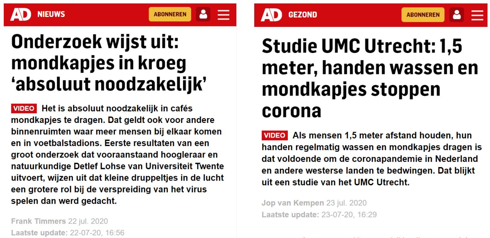 Korrespondenz mit Wissenschaftler UMC Utrecht zur Kontaminationsforschung