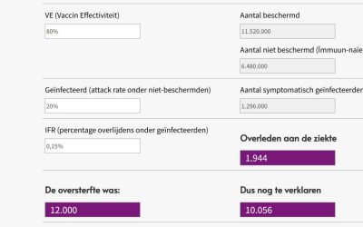 De Covidsterfte calculator